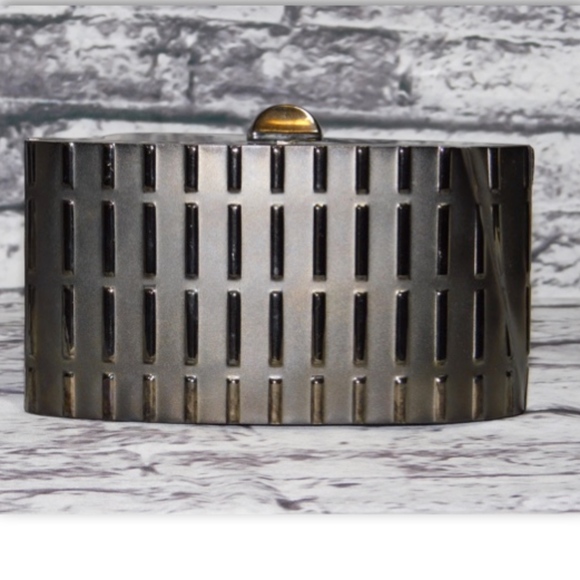 Metal Evening Bag/Clutch w/Chain Strap - Picture 5 of 8
